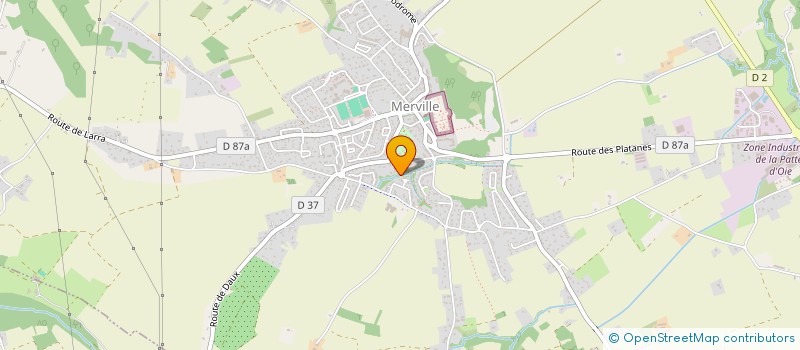 localisation de l'entreprise MADAME NOEMIE PONS  MERVILLE