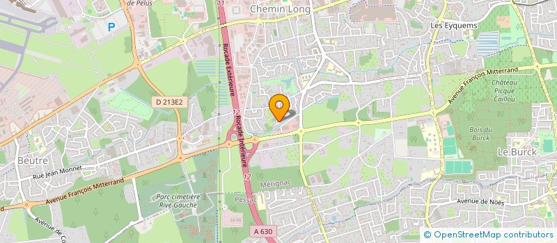 localisation de l'entreprise MADAME NOEMIE POUREAU  MERIGNAC