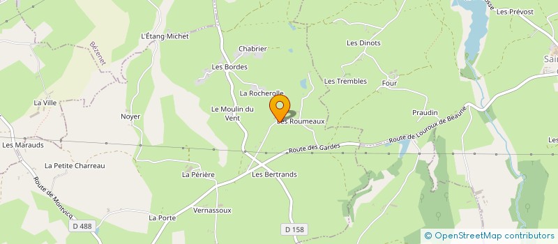 localisation de l'entreprise MADAME NOEMIE PRIM  LOUROUX-DE-BEAUNE