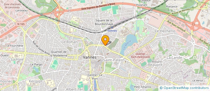 localisation de l'entreprise MADAME NOEMIE PRIOU à VANNES