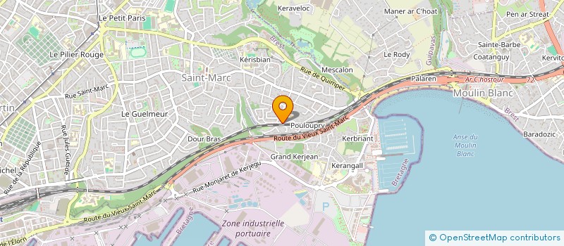 localisation de l'entreprise MADAME NOEMIE QUONIAM à BREST