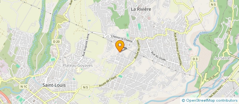 localisation de l'entreprise MADAME NOEMIE RAMIDGEBANE à SAINT-LOUIS
