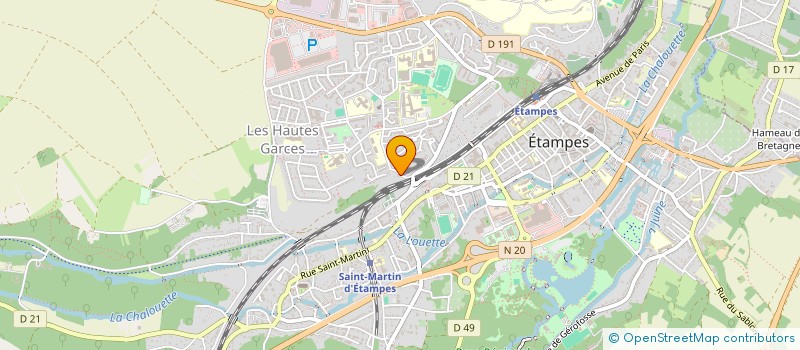 localisation de l'entreprise MADAME NOEMIE RASOLOVOAHANGY  ETAMPES