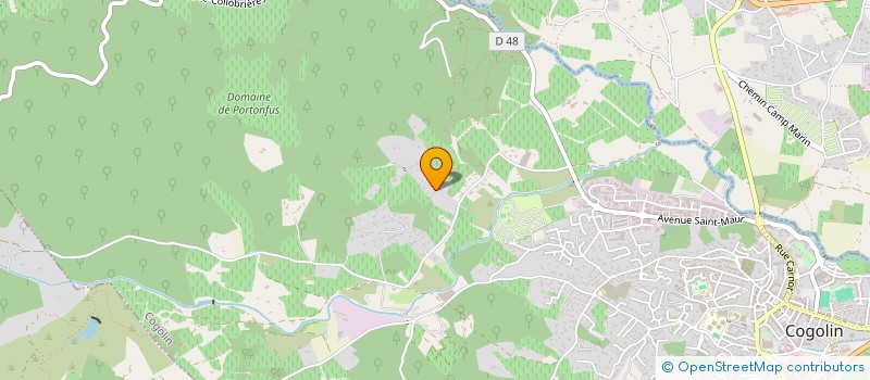 localisation de l'entreprise MADAME NOEMIE RAY  COGOLIN