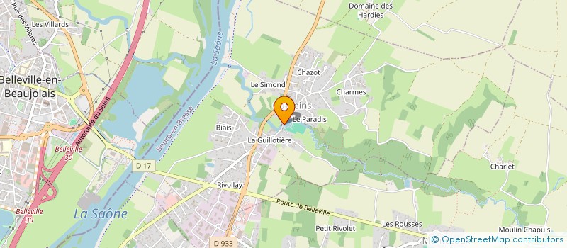 localisation de l'entreprise MADAME NOEMIE RAYMOND  GUEREINS