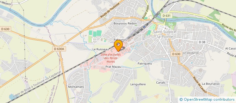 localisation de l'entreprise MADAME NOEMIE REBOUL à SAINT-SULPICE-LA-POINTE