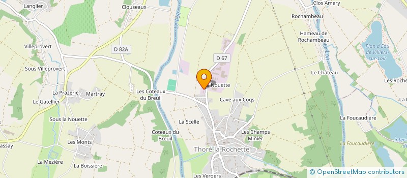 localisation de l'entreprise MADAME NOEMIE REVERSE  THORE-LA-ROCHETTE