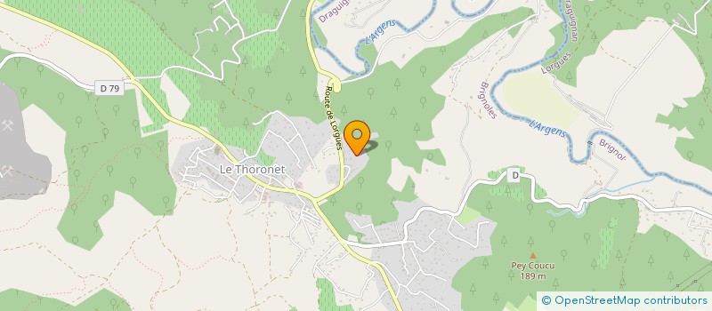 localisation de l'entreprise MADAME NOEMIE RIGAUD  LE THORONET