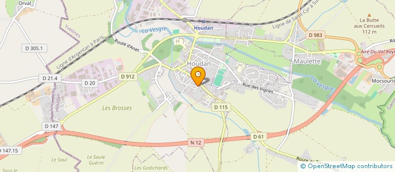 localisation de l'entreprise MADAME NOEMIE RIOUALLEN  HOUDAN