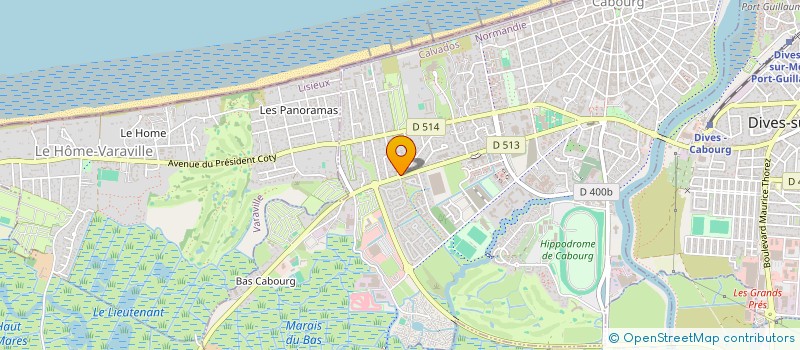 localisation de l'entreprise MADAME NOEMIE RIPAMONTI  CABOURG