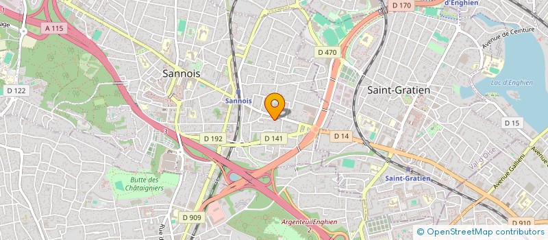 localisation de l'entreprise MADAME NOEMIE ROBILLARD  SANNOIS