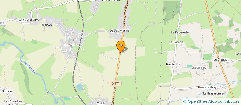 localisation de l'entreprise MADAME NOEMIE ROBIN  ORVAL SUR SIENNE