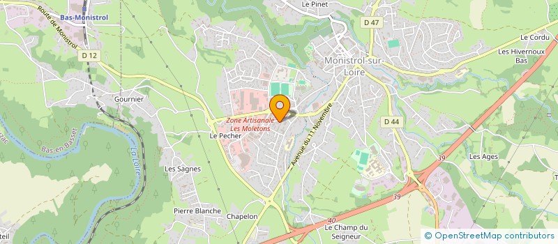 localisation de l'entreprise MADAME NOEMIE ROCHE  DUNIERES