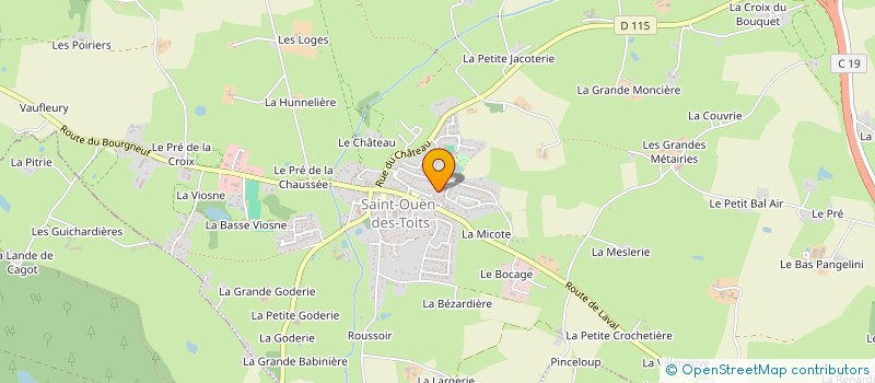 localisation de l'entreprise MADAME NOEMIE ROGER  SAINT-OUEN-DES-TOITS