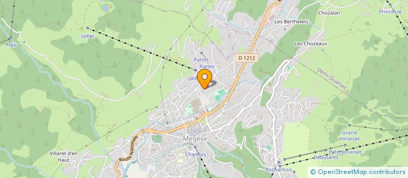 localisation de l'entreprise MADAME NOEMIE ROSSET à MEGEVE