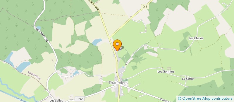 localisation de l'entreprise MADAME NOEMIE ROUFFET  THAUMIERS