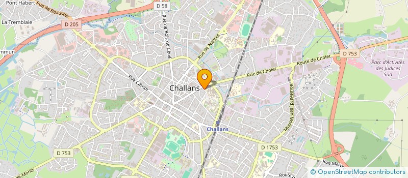 localisation de l'entreprise MADAME NOEMIE ROUZZI à CHALLANS