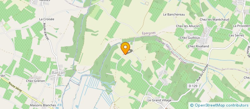 localisation de l'entreprise MADAME NOEMIE ROY  CHENAC-SAINT-SEURIN-D'UZET