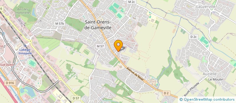 localisation de l'entreprise MADAME NOEMIE RUOT  SAINT-ORENS-DE-GAMEVILLE