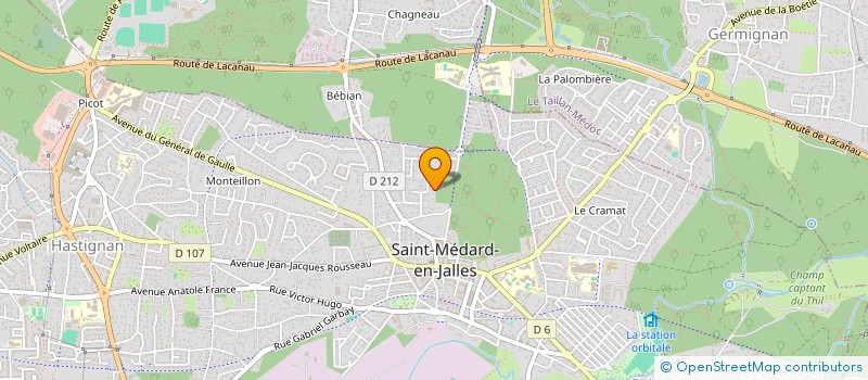 localisation de l'entreprise MADAME NOEMIE SAHUC à SAINT-MEDARD-EN-JALLES