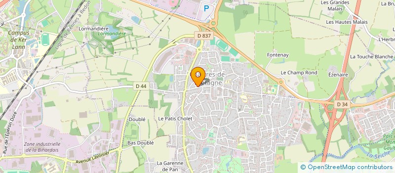 localisation de l'entreprise MADAME NOEMIE SALMON  CHARTRES-DE-BRETAGNE