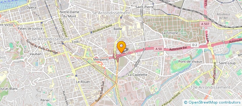 localisation de l'entreprise MADAME NOEMIE SALVIAC à MARSEILLE
