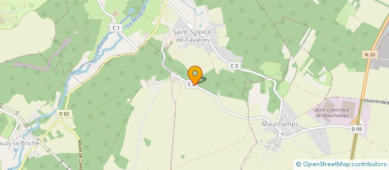 localisation de l'entreprise MADAME NOEMIE SANCHIS à SAINT-SULPICE-DE-FAVIERES