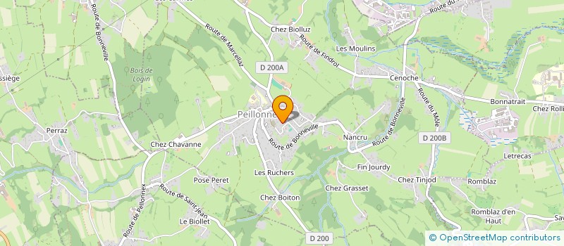 localisation de l'entreprise MADAME NOEMIE SARRAILH  PEILLONNEX