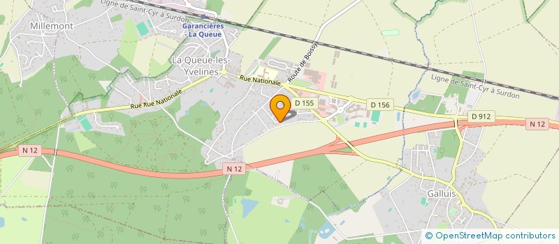 localisation de l'entreprise MADAME NOEMIE SAVARD  LA QUEUE-LES-YVELINES