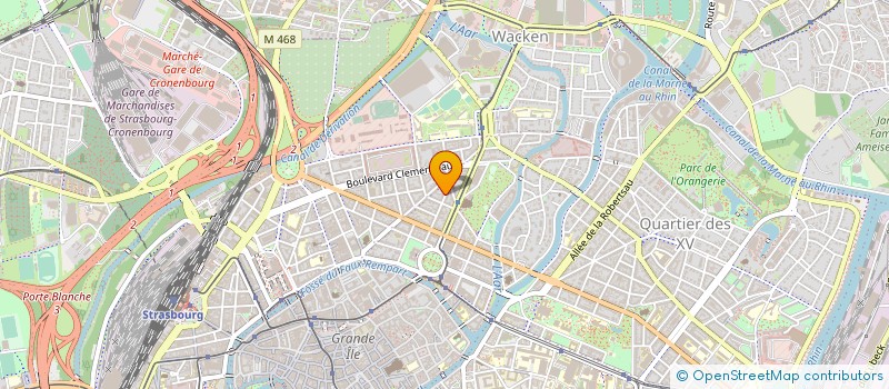 localisation de l'entreprise MADAME NOEMIE SCHWAB à STRASBOURG
