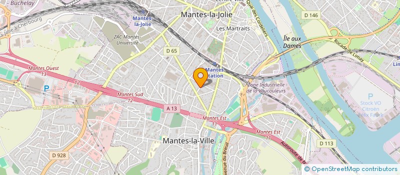 localisation de l'entreprise MADAME NOEMIE SEBAYASHI  MANTES-LA-VILLE