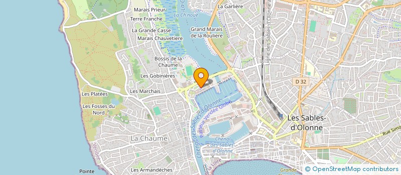 localisation de l'entreprise MADAME NOEMIE SEGUY  LES SABLES D'OLONNE