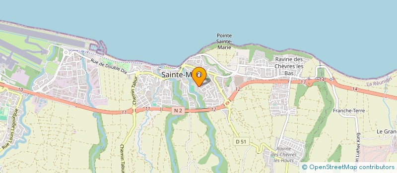 localisation de l'entreprise MADAME NOEMIE SENEQUE  SAINTE-MARIE