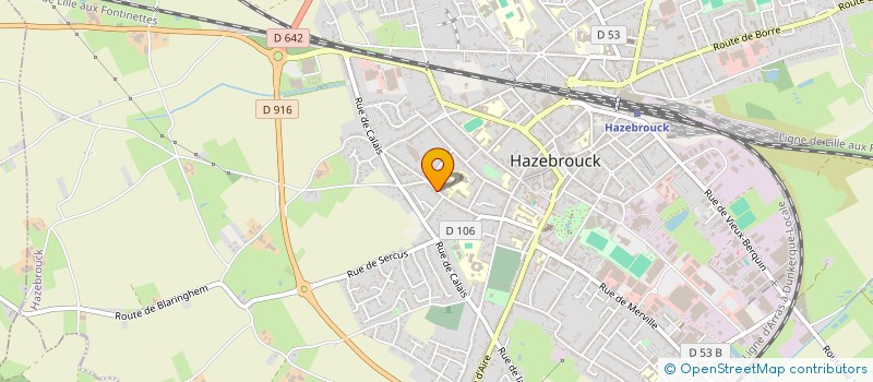 localisation de l'entreprise MADAME NOEMIE SICARD  HAZEBROUCK