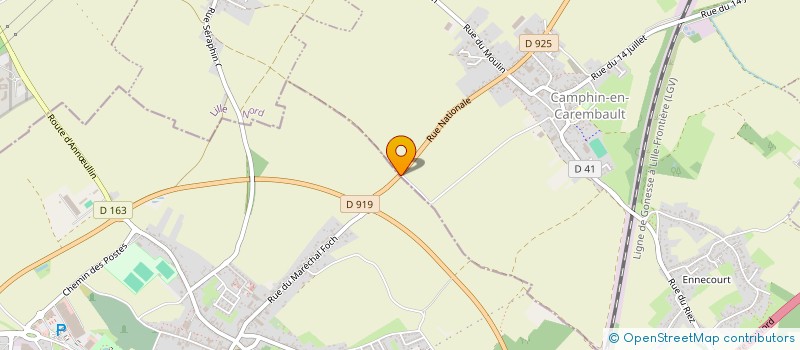 localisation de l'entreprise MADAME NOEMIE SION  CAMPHIN-EN-CAREMBAULT