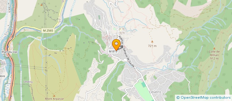 localisation de l'entreprise MADAME NOEMIE SPEZIA  LEVENS