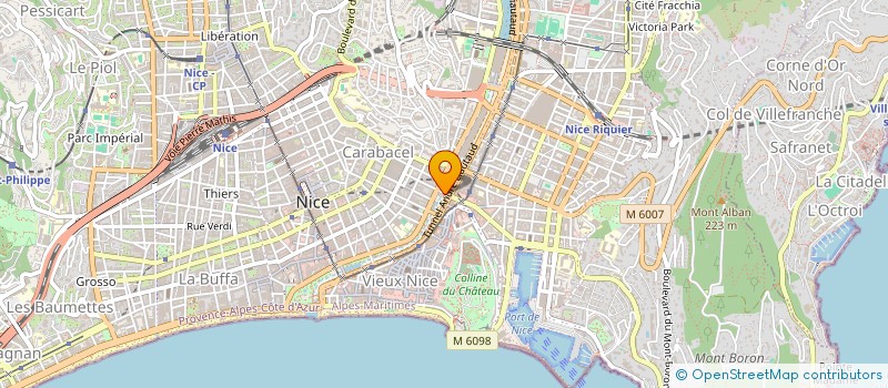 localisation de l'entreprise MADAME NOEMIE STUCKELBERGER  NICE