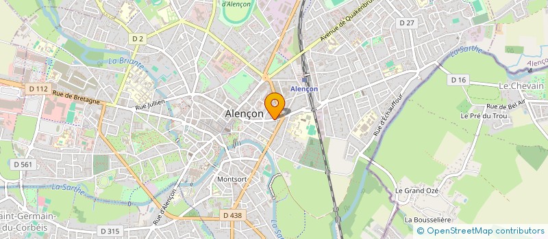 localisation de l'entreprise MADAME NOEMIE TAILLEBOSQ à ALENCON