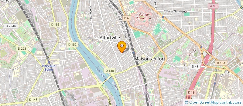 localisation de l'entreprise MADAME NOEMIE TATY à ALFORTVILLE