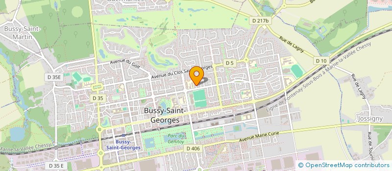 localisation de l'entreprise MADAME NOEMIE TCHUONG  BUSSY-SAINT-GEORGES