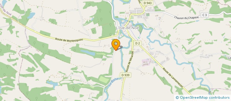 localisation de l'entreprise MADAME NOEMIE TELLIER  L'ISLE-DE-NOE