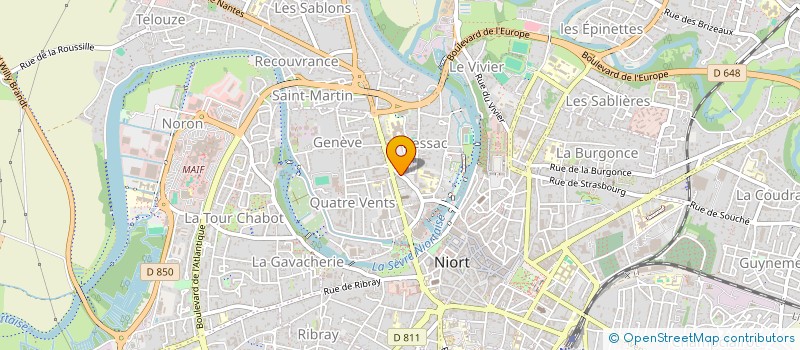 localisation de l'entreprise MADAME NOEMIE TEXIER à NIORT