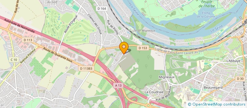 localisation de l'entreprise MADAME NOEMIE TISSIER  VILLENNES-SUR-SEINE