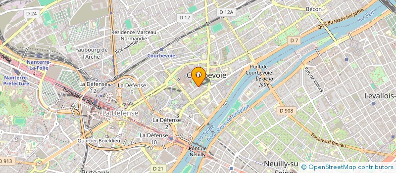 localisation de l'entreprise MADAME NOEMIE TOLEDANO à COURBEVOIE
