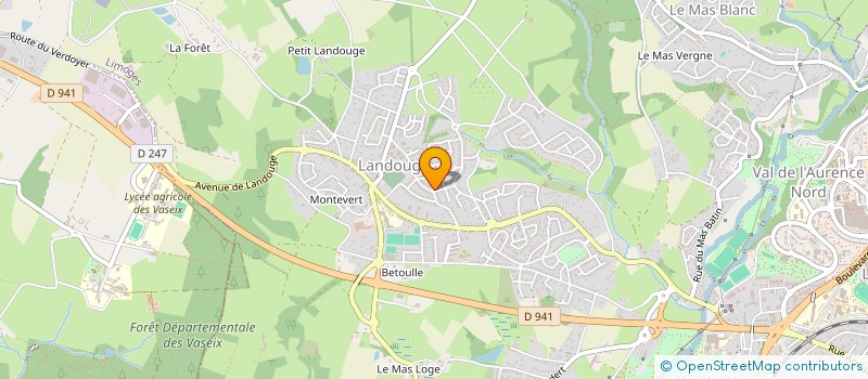 localisation de l'entreprise MADAME NOEMIE TONDUSSON à LIMOGES