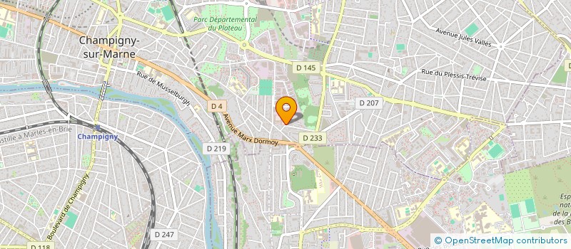 localisation de l'entreprise MADAME NOEMIE TORDOIR  CHAMPIGNY-SUR-MARNE