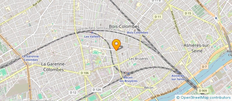 localisation de l'entreprise MADAME NOEMIE TOUCHARD  ASNIERES-SUR-SEINE