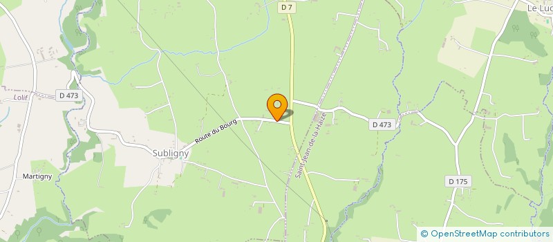 localisation de l'entreprise MADAME NOEMIE TOUTAIN  SUBLIGNY