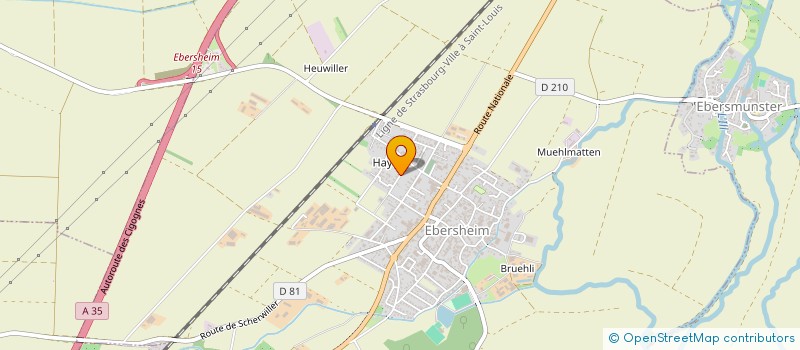 localisation de l'entreprise MADAME NOEMIE TRAU  EBERSHEIM