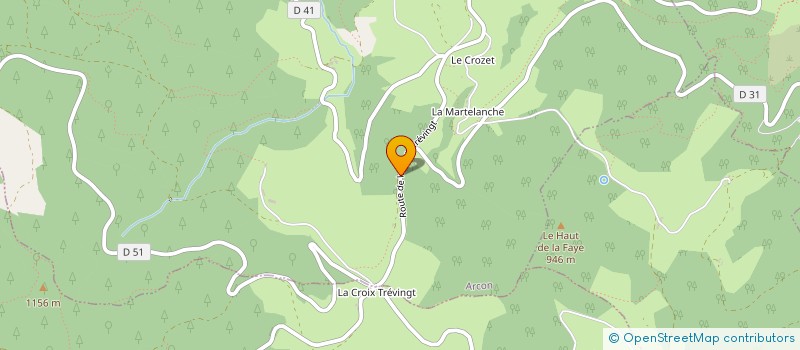 localisation de l'entreprise MADAME NOEMIE TRAVARD  ARCON